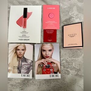 Bundle of lip product samples; brand new not used